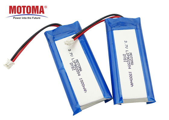 batterie de machine de position de 1500mah 3.7V rechargeable avec la cohérence élevée