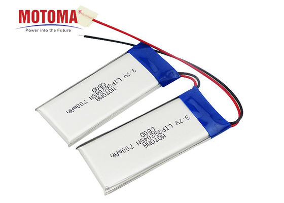 Les temps 500+ font un cycle le paquet de batterie de la vie IOT 3.7V 700mAh avec la garantie de 1 an