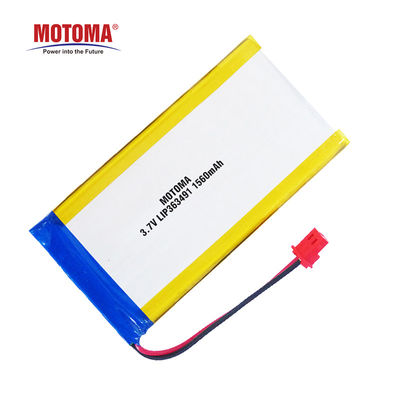 Batterie profonde 1560mAh de polymère de lithium de Lipo de cycle pour l'appareil de contrôle d'alcool