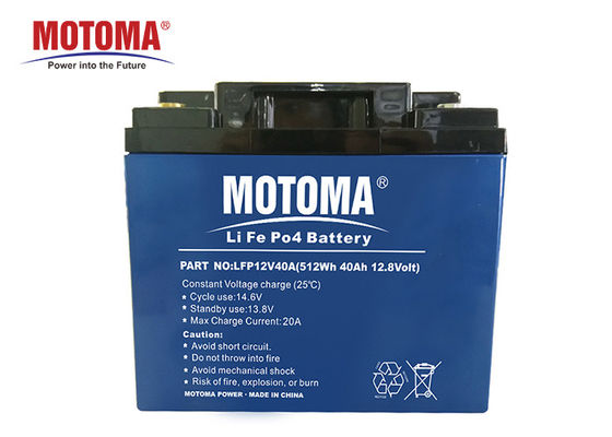 Batterie au lithium LiFePO4 pendant durées de cycle durables Ups 12V 40Ah des 4000
