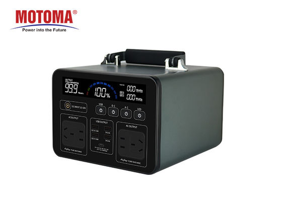 centrale portative de débouché à C.A. 110V, banque de puissance de la batterie 500Wh pour le camping