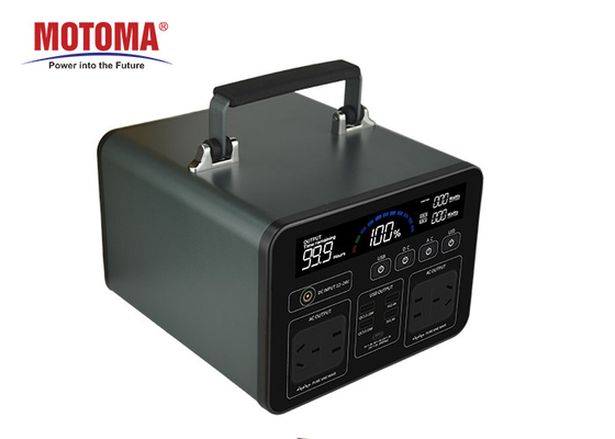 Centrale solaire portative extérieure pure de l'onde sinusoïdale 110V 220V 500W 1000W avec MPPT