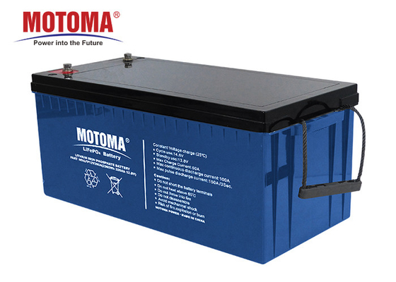 Batterie solaire d'ESS LiFePO4, paquet de batterie de phosphate de lithium de 12.8V 200Ah