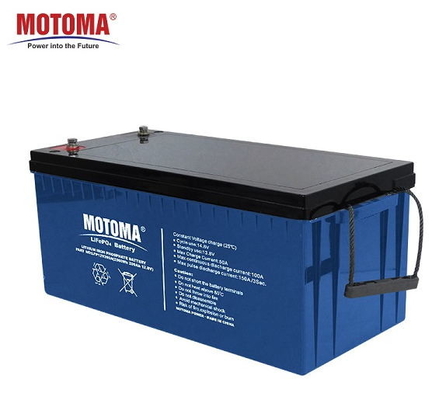 Rechargeable 12.8V 200Ah LiFePO4 Solar Storage Battery Pack With CE UL Certification