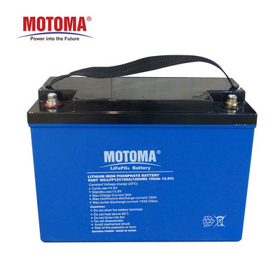 Maintenance Free Lifepo4 Storage Solar Battery 12V 100Ah Deep Cycle 5000 Times Cycle