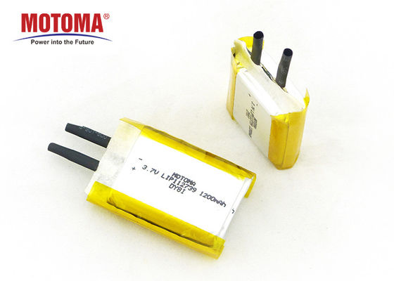 3.7 V 1200mah safe lipo battery Rechargeable With Wired and Connector