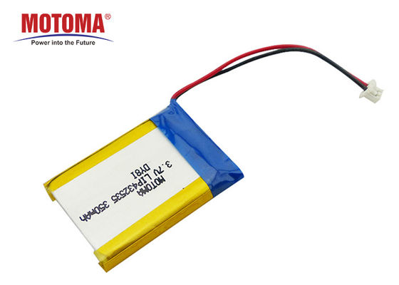 350mah Motoma Batteries , Li Polymer Battery 3.7 V For Headset